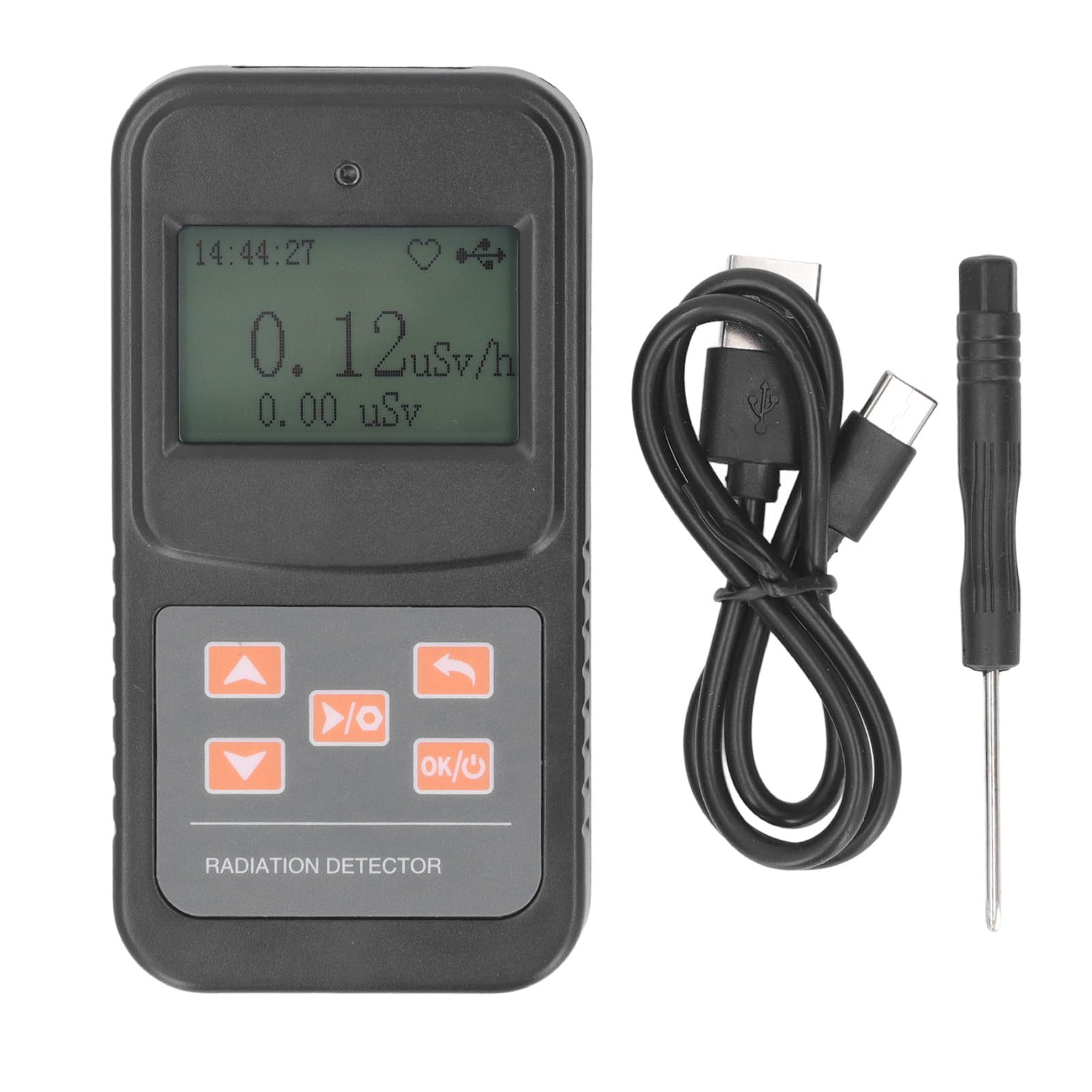 Counter Nuclear Radiation Nuclear Radiation Detector Radiation Dosimeter, Radiation Dosimeter with LCD Display with