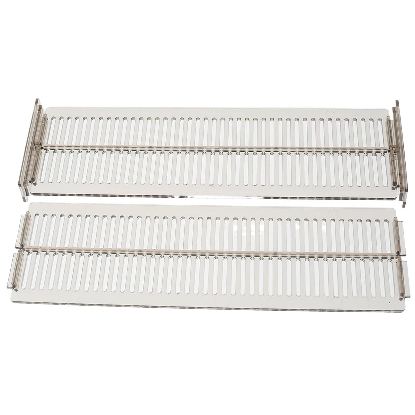 CIGPKLO Drawer Dividers 2/4/6/8PCS Adjustable Clapboard Drawer Divider Bedroom Underwear Retractable Partition Organizer Clear