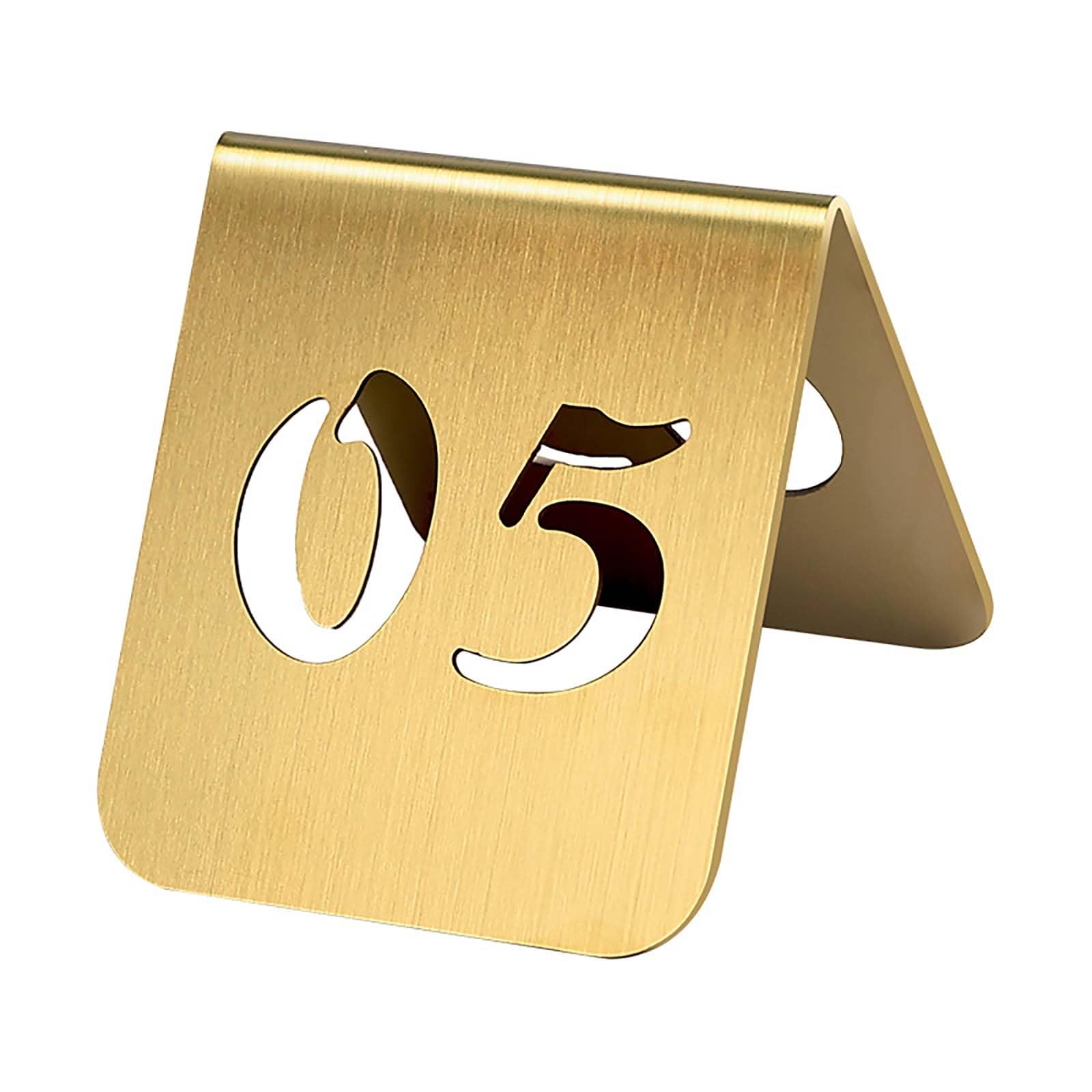Carteles de números de mesa de doble cara, marcadores de mesa estilo tienda de campaña para decoración de eventos, diseño apilable para bodas y fiestas