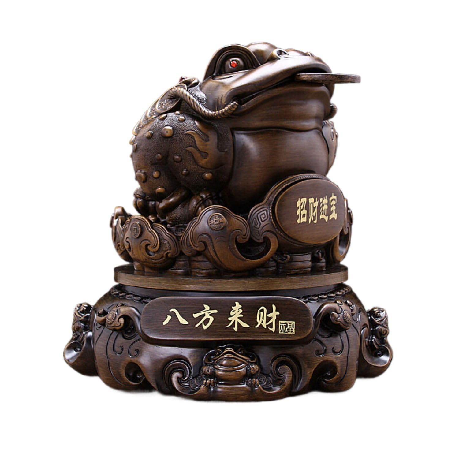 Amazon.com: RWSEFK 八方来财木色/招财金蟾Money Frog Lucky Money