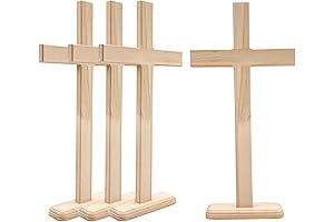 Unfinished Wood Cross 4-Pack