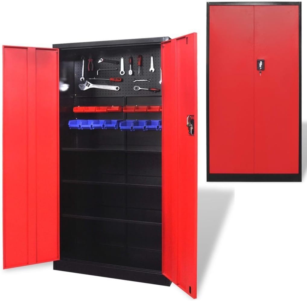 Tool Storage Organizer Locker Wardrobe 3 Shelves 71