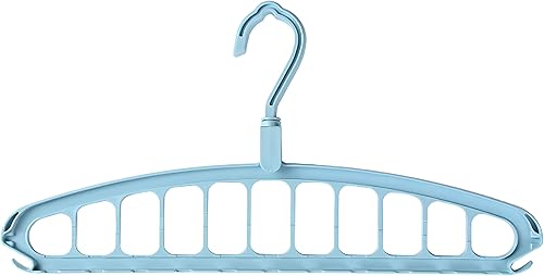 LOADstore - Paquete de 2 perchas de ropa multifuncionales organizador inteligente de armario de alta calidad colgador en cascada 11 ranuras diseñado