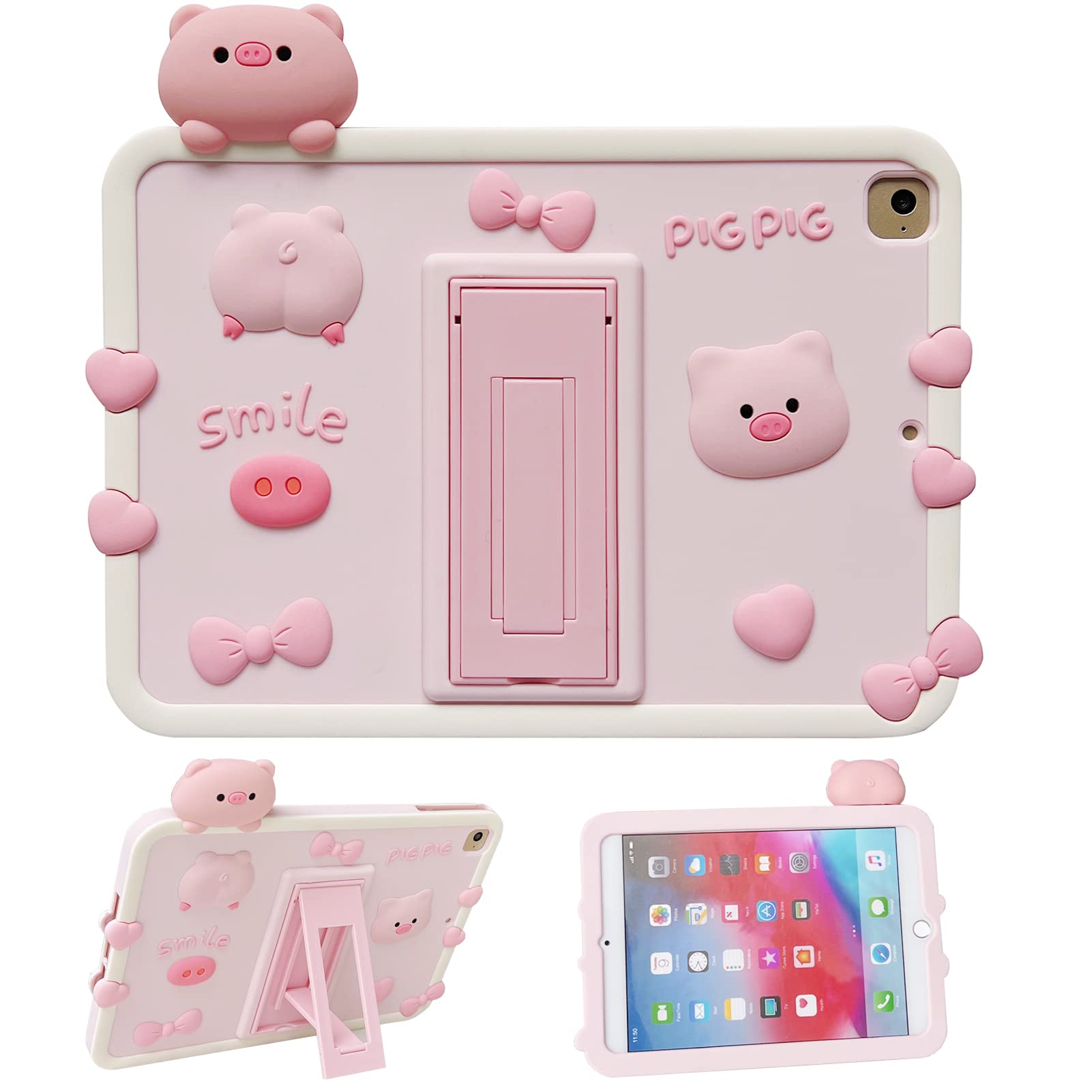 Amazon.co.jp: QoKcoahn iPad mini 6(8.3インチ)用かわいいケース 3D 