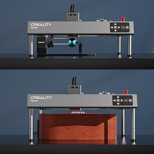 Miniatura 6 de Grabador láser para máquina Creality Falcon 2 láser y grabadora, elevador de máquina de grabado láser, aumento de 2.205 in (2.2 pulgadas)