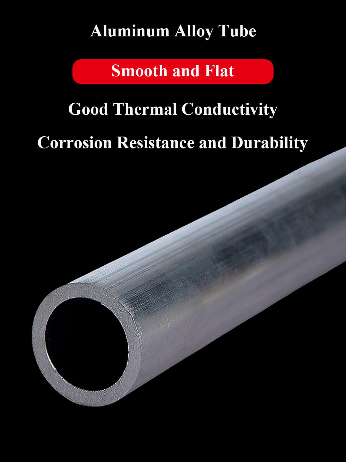 COYOUCO Tubo in alluminio da 2 pezzi, tubo rotondo in alluminio con diametro esterno di 25 mm, tubo dritto in metallo con lunghezza 500 mm per il fai da te, industria, decorazione,25 * 3mm