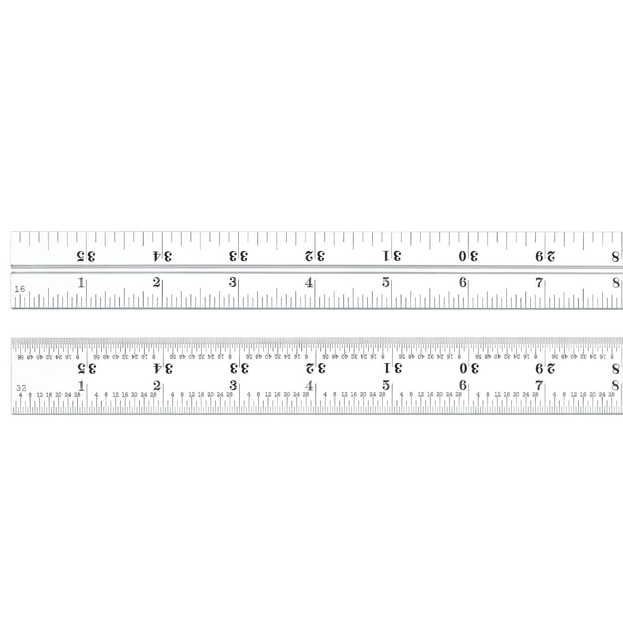 Starrett CB36–4R kątownik łączony ze skalą w calach, zestawy skośne i kątowe, wykończenie satynowe chromowane, 4R z stopniowaniem 2,5 cm, szerokość, 3/81,3 cm grubości, rozmiar 91,4 cm