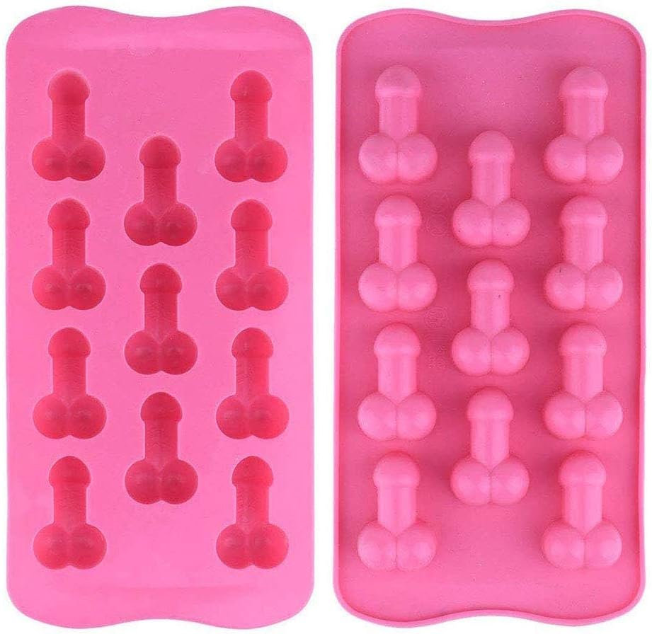 1個 面白い シリコーン アイスキューブ型 誕生日 シングルパーティー ベーキングパン 手作り DIY ムース チョコレート フォン