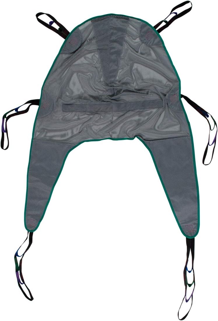 60% оƒƒ Dіѕсоunt Patient Aid Universal Mesh Bath Patient Lift Sling with Head Support, Divided Leg Shower Sling, (Medium)