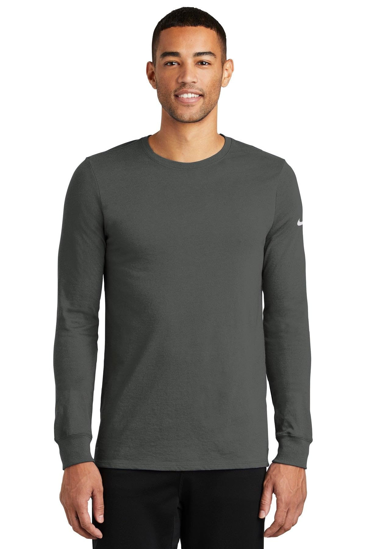 Custom ScreenPrinted Nike Dri-FIT Long Sleeve Tee in Cotton Poly Blend