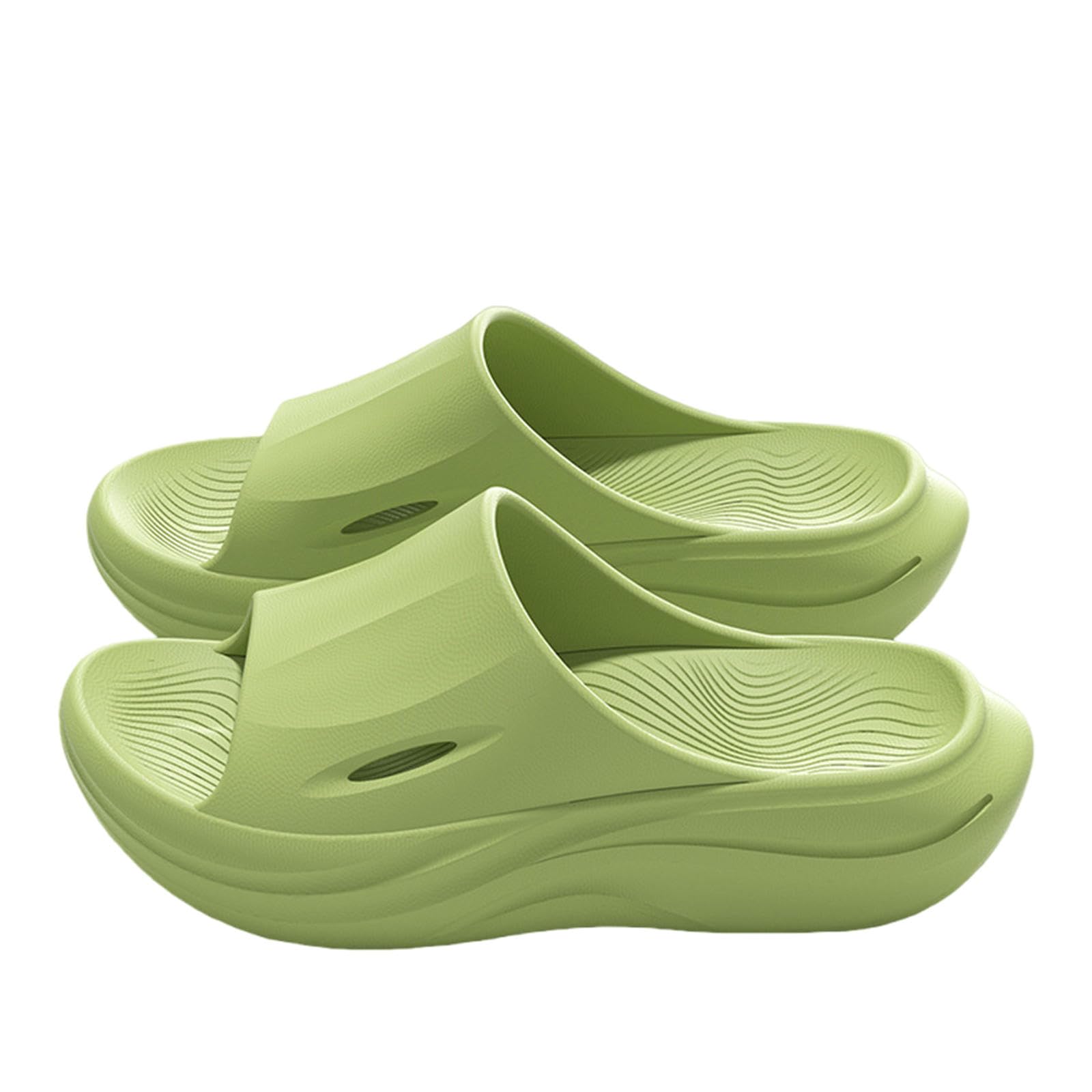 Gyios Summer Slippers Recovery Slides For Men And Women - Orthopedic Sandals With Arch Support & Thick Cushion-green-40-41