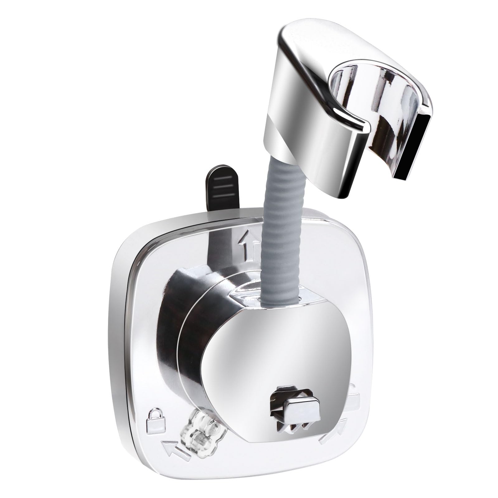 Primasage Hand Shower Bracket No Drilling Required, Adjustable Wall Mount Suction Shower Head Holder, Shower Head Holder is Suitable for Most Shower Heads