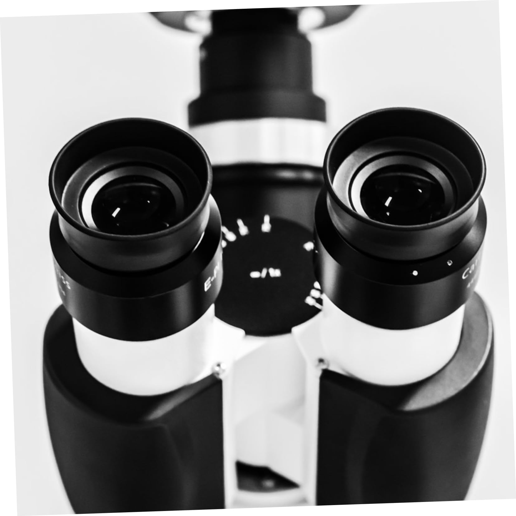 OKUMEYR Rubber Microscope Eyepiece Cover 2 Pieces Binocular Eye Cups Protective Shield Cup for Microscope