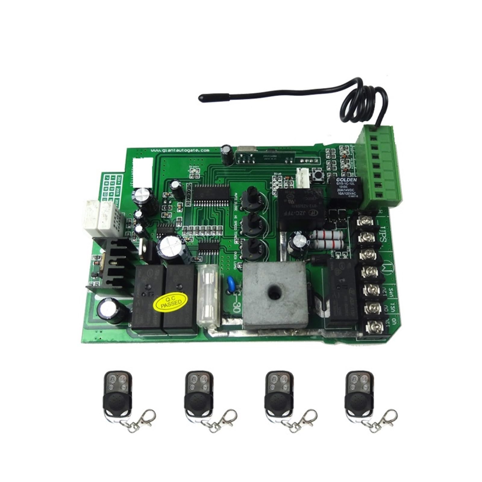 Control Board for AC Motor Sliding Gate Opener Sliding Gate Opener Motor Control Unit PCB Controller Circuit Board Electronic Card Strong Sensitivity(DC24V d)