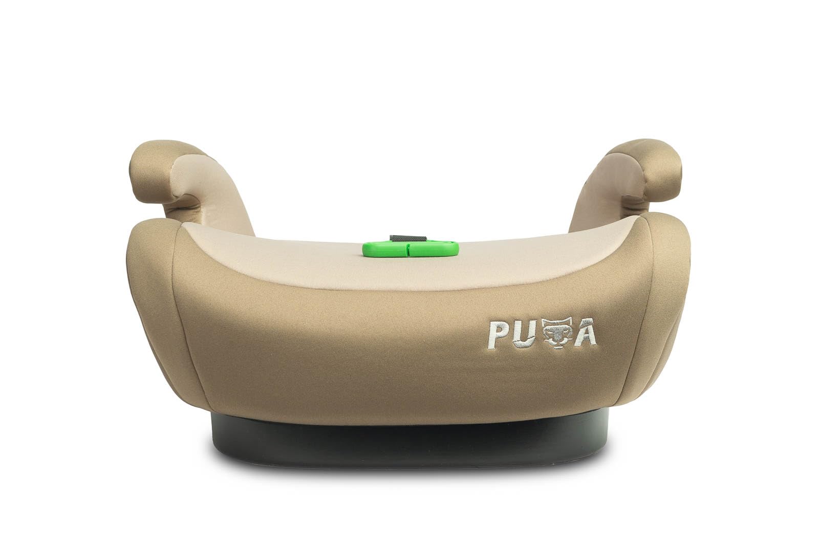 CARETERO - Auto Sitzerhöhung für Kinder - Autokindersitz PUMA - i-Size Homologation ISOFIX - für Kinder von 125-150 cm Größe - Richtige Körperhaltung Reisekomfort - Beige