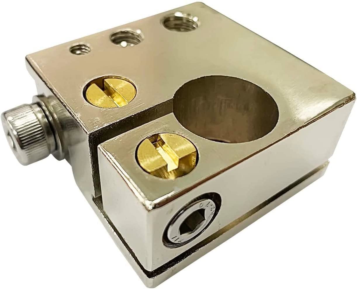 1 par de terminales positivos y negativos de batería definitiva 0/4/8/calibre AWG con adaptador de perno superior