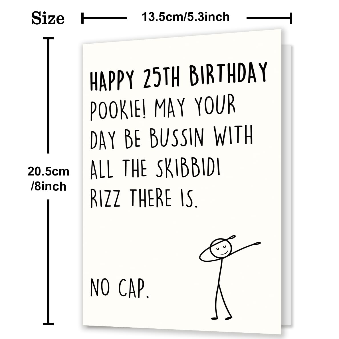 Amazon.com: Smithtuy 25th Birthday Card,Happy 25th Birthday