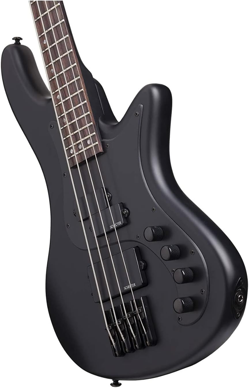 Schecter Stiletto Stealth - Satin Black, 4-String