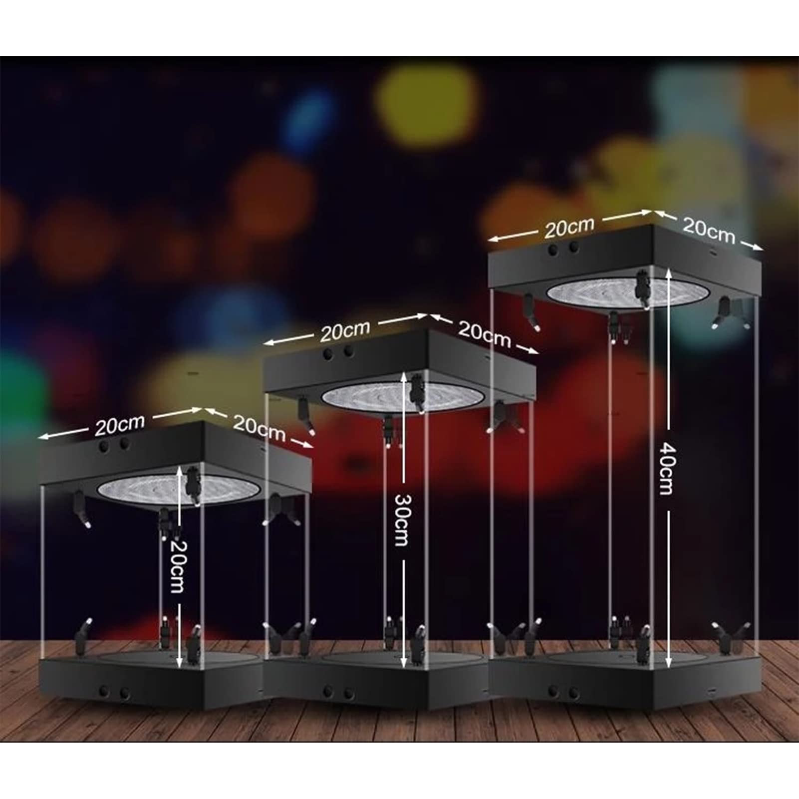 Amazon.co.jp: アクリルフィギュアボックス、LED広角スポットライト