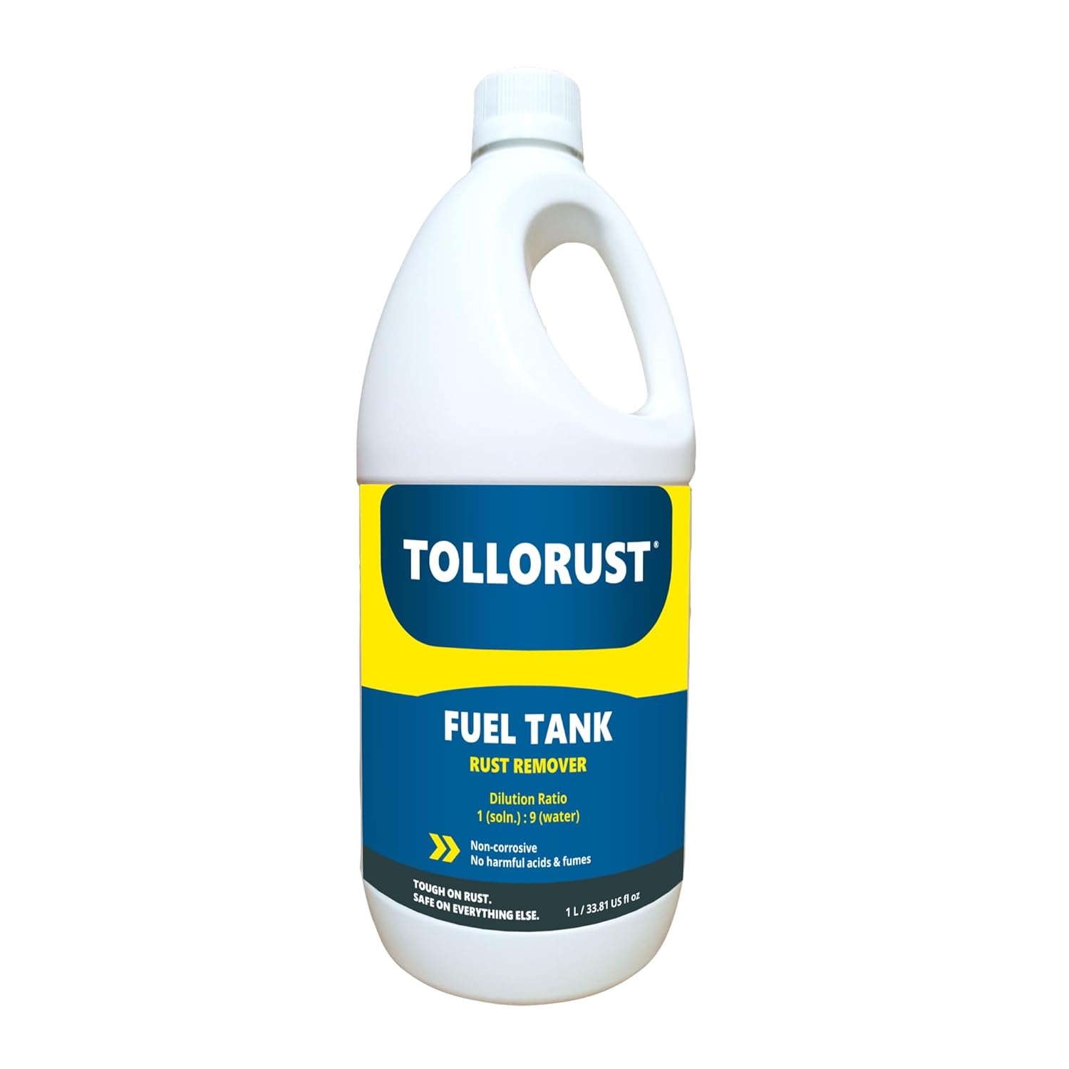 Tollorust Fuel Tank Rust Remover NonCorrosive & Safe Dilute 1 Part