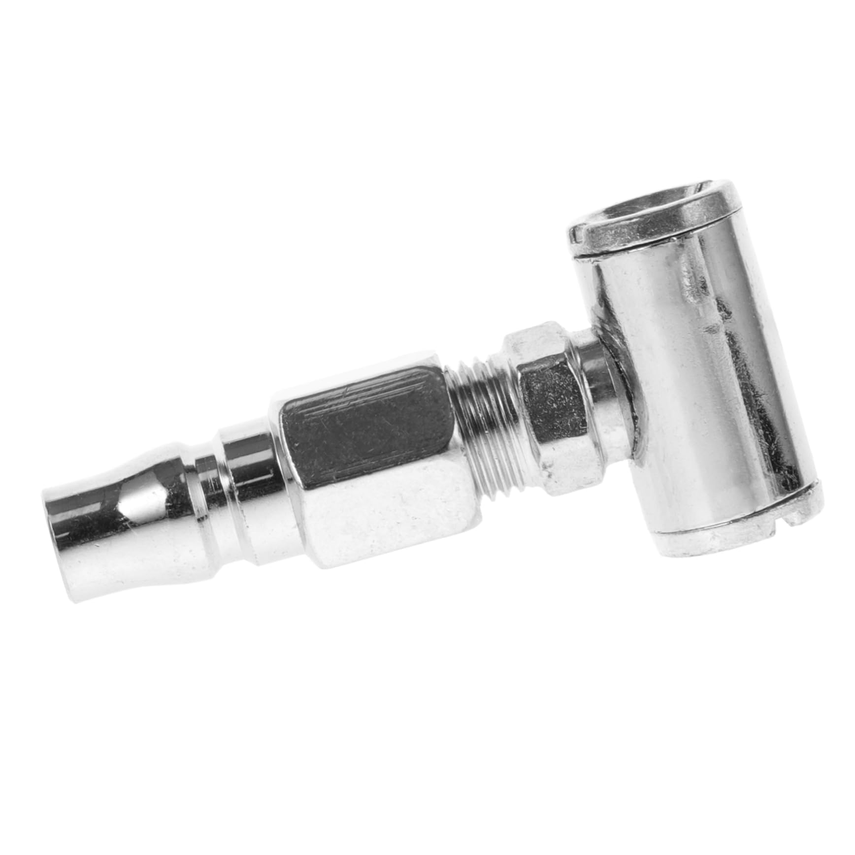 HAPINARY Dual Sided Air Chuck for Tire Inflation Durable Lightweight Tire Inflator Tool with Quick Inflation Capabilities Hand Crank Operation for Easy Transport and Reliable Performance