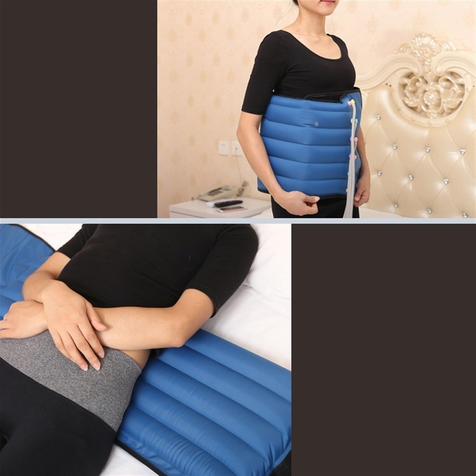 Bein Kompression Massager Fuß und Kalb Massager Maschine für Füße Beine Kälber Muskelentspannung mit Remote-Contor für Beine Schmerzlinderung Ermüdung (Color : 1 arm 2 leg 1 belt and machine, Size :