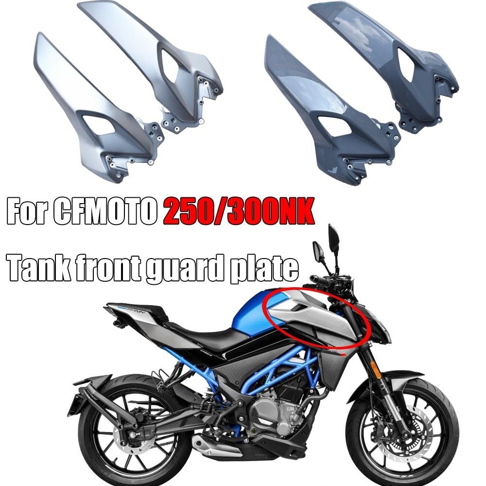 Płyta ochronna zbiornika Do 250NK 300NK NK250 NK300 | Części motocyklowe Osłona zbiornika paliwa Osłona dekoracyjnego talerza(Electrosilver- right)