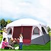 YXCKG Tent-8-Person-Camping-Tents, 2 Bedroom Family Tent Camping Tents & Shelters Large Tent 12 Person Outdoor Tents,Double Layer, Divided Curtain for Separated Room, Festival Essential 100%