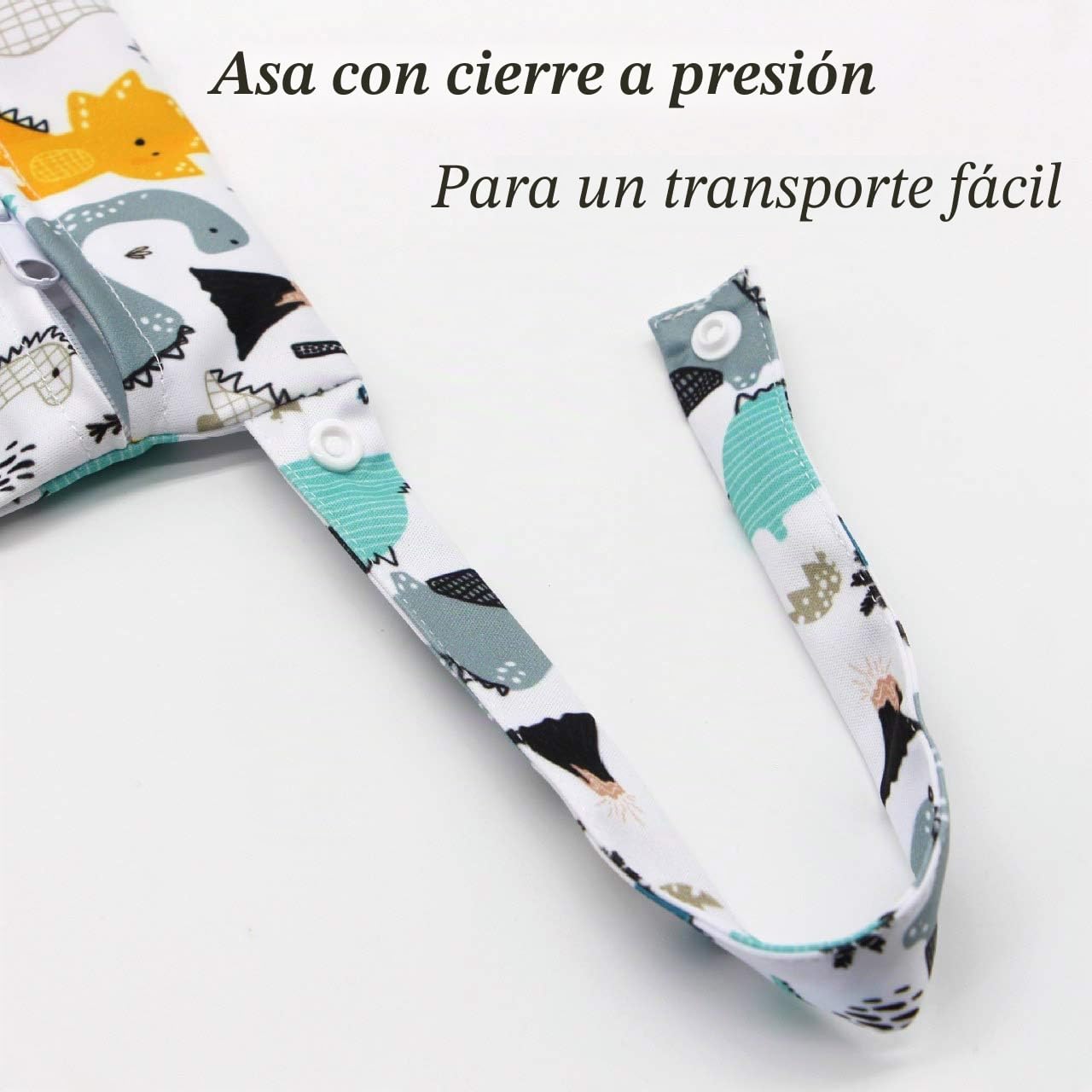 Bolsa Pañales Bebe, Reutilizable Wetbag, Impermeable Lavable con 2 Cremallera para Mamá de Bebé, Transpirable Organizador de Maquillaje de Colgar, Viajes, Playa, Piscina, Gym