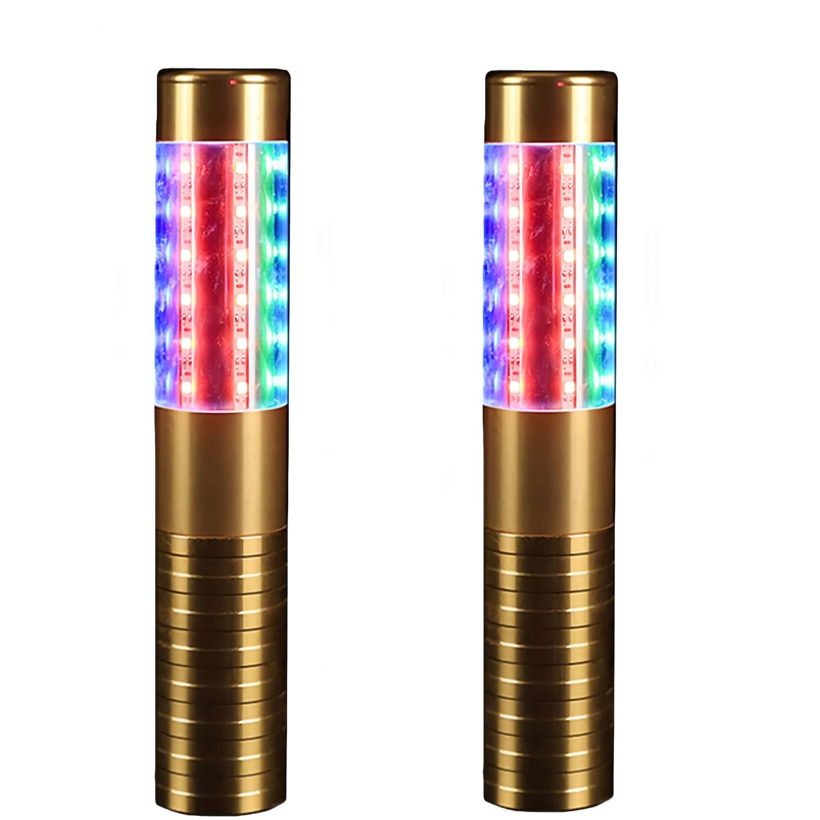 2 confezioni LED Bottle Lights – Ricaricabile Strobe Sticks and Luminous Sticks for Champagne Bottles Bar, Club, Party, Birthday, Wedding, Eventi