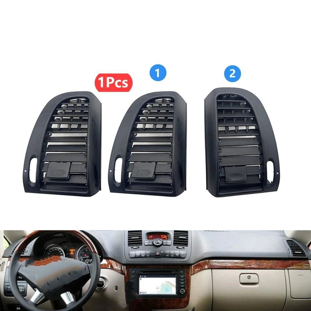 Rejilla Ventilación Mercedes Rejilla De Ventilación Para Salpicadero Mercedes Vito/Viano W636 W639 – Panel Izquierdo, Compatible Con Aire Acondicionado – Material PC+ABS Panel Izquierdo W636 W639