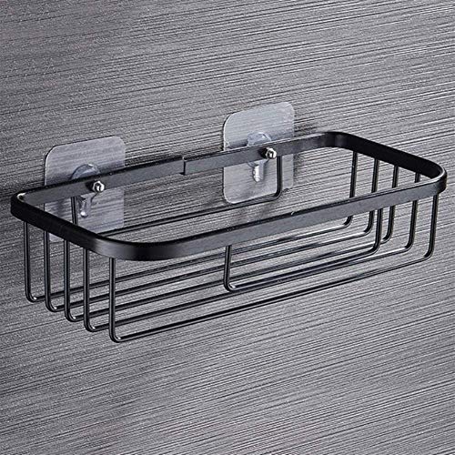 Baño Ducha Plataforma Holder, Cambio de acero inoxidable de la esquina de almacenamiento, estantes champú jabón cosmético montado en la pared de la cocina Organizador Color: plata brillante C NXT
