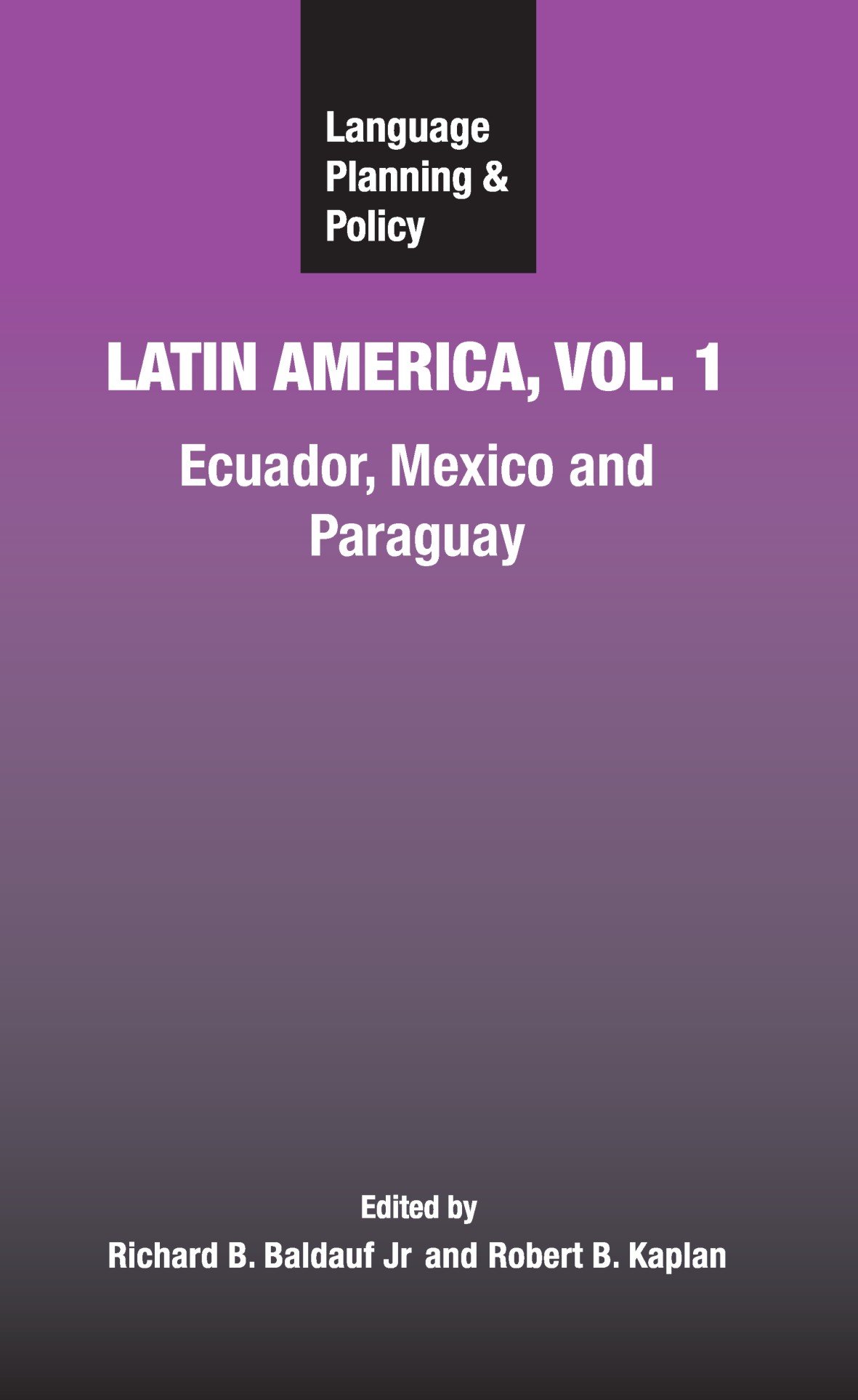 Buy Language Planning and Policy in Latin America — BookShops.in
