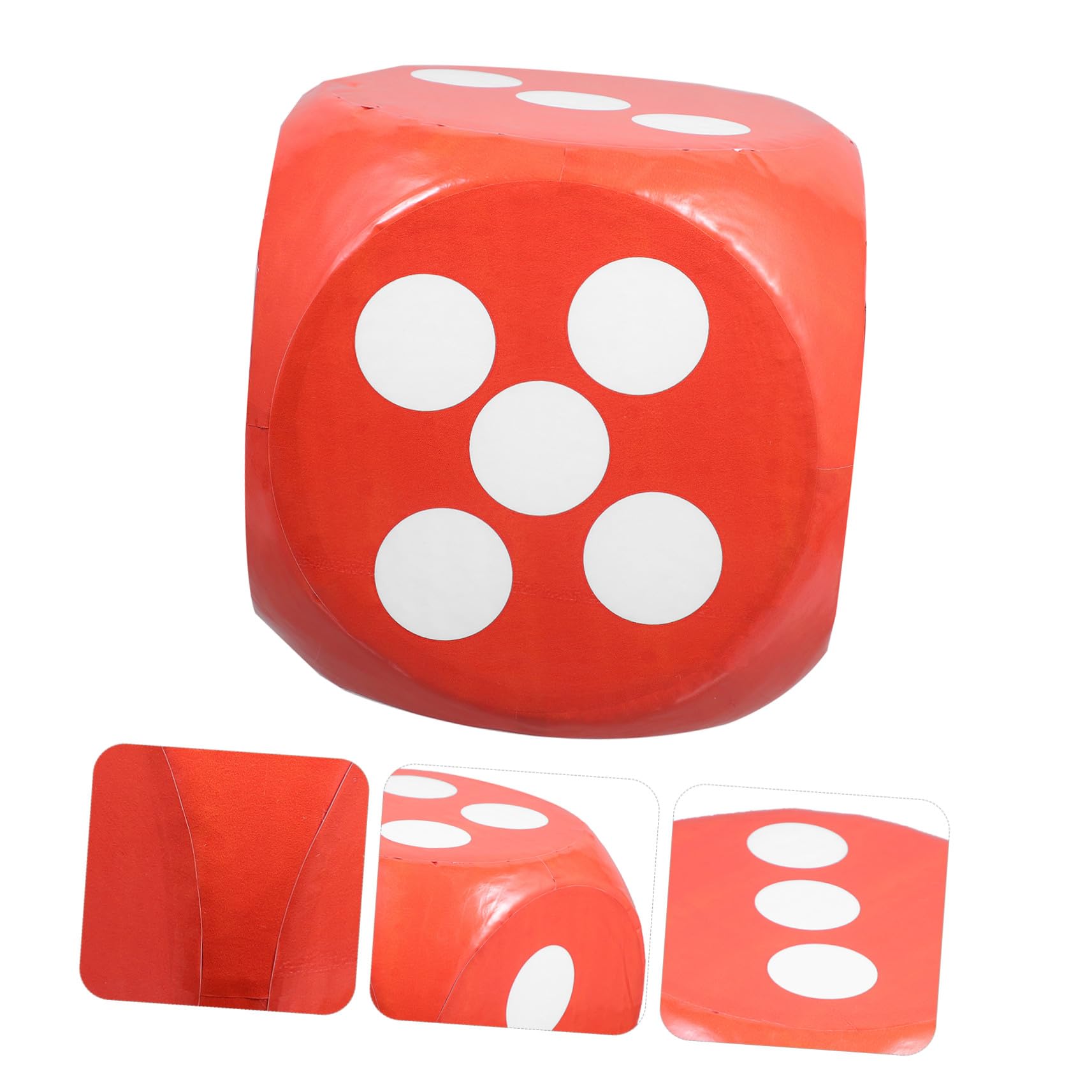 Beaupretty Dados de Espuma Grandes para Juego y Entretenimiento, Fáciles de Manipular, Material de Espuma Naranja, Adecuado para Decoración y Fiesta Ktv