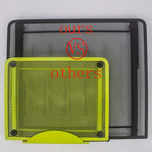 Laptop Computer Tablet Computer Stand, Foldable Portable Universal Light Gear Adjustable Computer Stand（Black） - Thumbnail 3