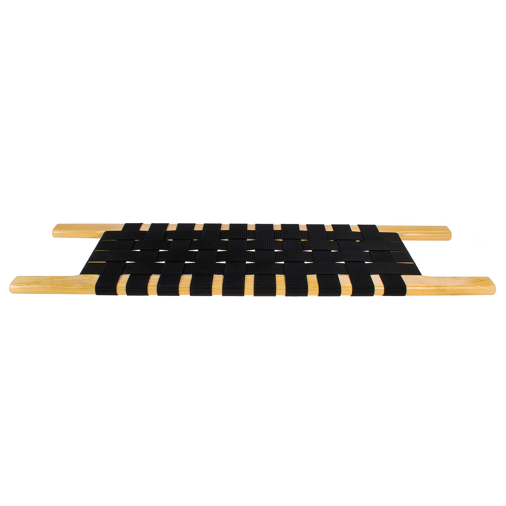 Siège de canoë - Banc en pin - Avant/centre/arrière - Siège en sangle avec tressage de ceinture - Pour canoë Canoe - Siège tressé (bois de pin, 66 x 26 cm)