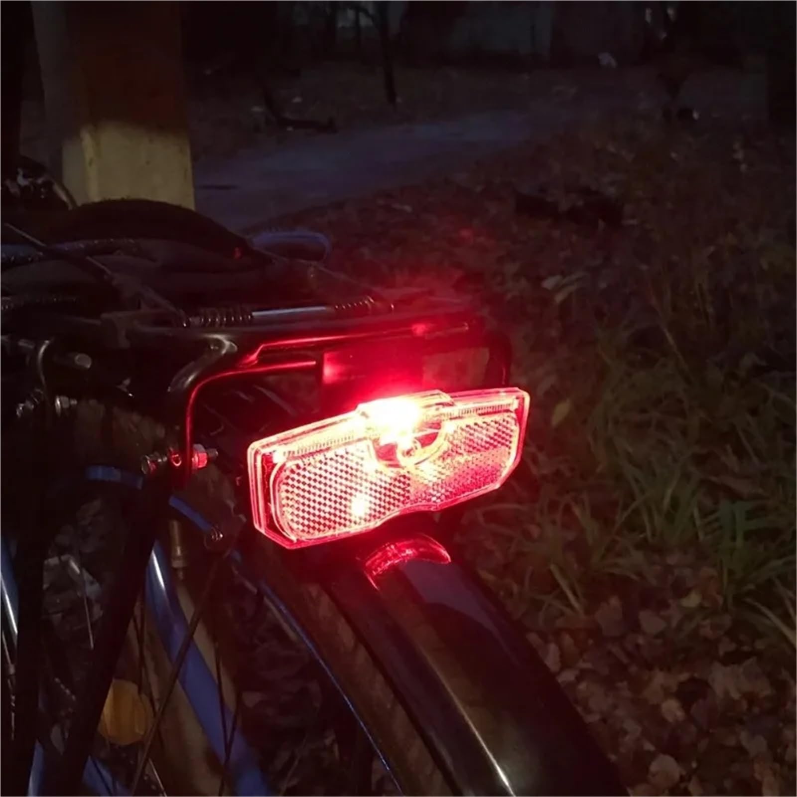 Lot de 4 réflecteurs de vélo LED pour bagages de VTT - Réfléchissants - Accessoires de cyclisme