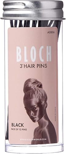 Bloch Horquillas para el cabello - 3" - Paquete de 12