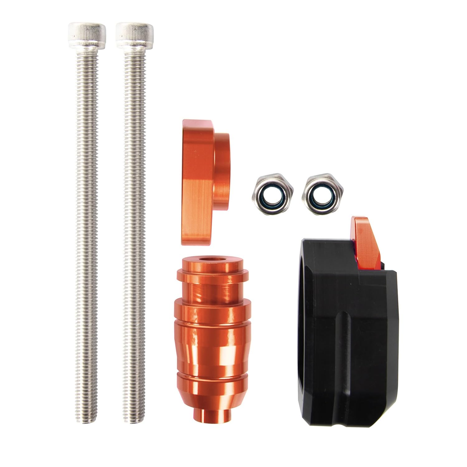 Cache Trou Cadre CNC Aluminium Rouge Pour Honda Rebel 500 (2020-2021)