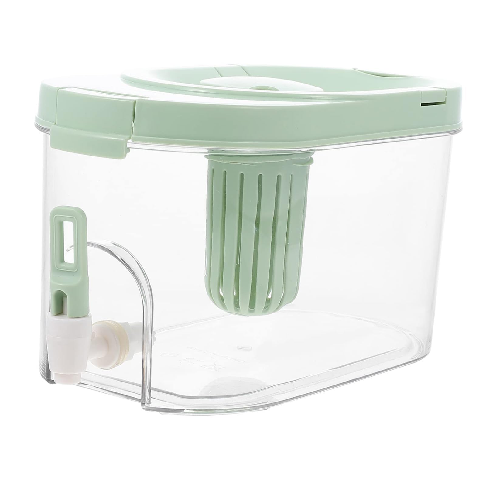 carotoe Iced Beverage Container Leak Proof Fridge Dispenser with Tap Cocktails Juices Kettle Refrigerator Water Pitcher Refrigerator Cold Water Pitcher