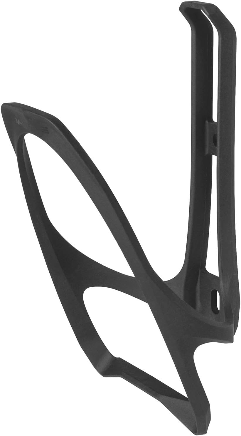 M-Wave BC 19-C-Portabotellas (plástico Reforzado con Fibra de Carbono), Color Negro, Unisex Adulto