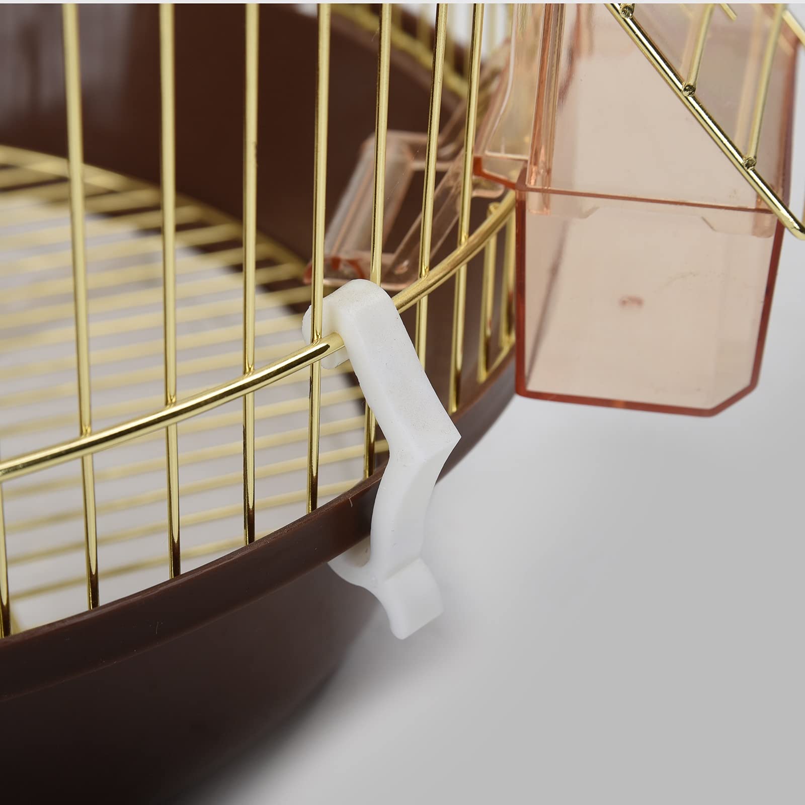 Jaulas para pájaros Transportín Ligero para pájaros Jaula de Viaje Transpirable con Tazas de alimentación Jaula de Viaje para pájaros para pinzones Extra pequeños Portador de pájaros