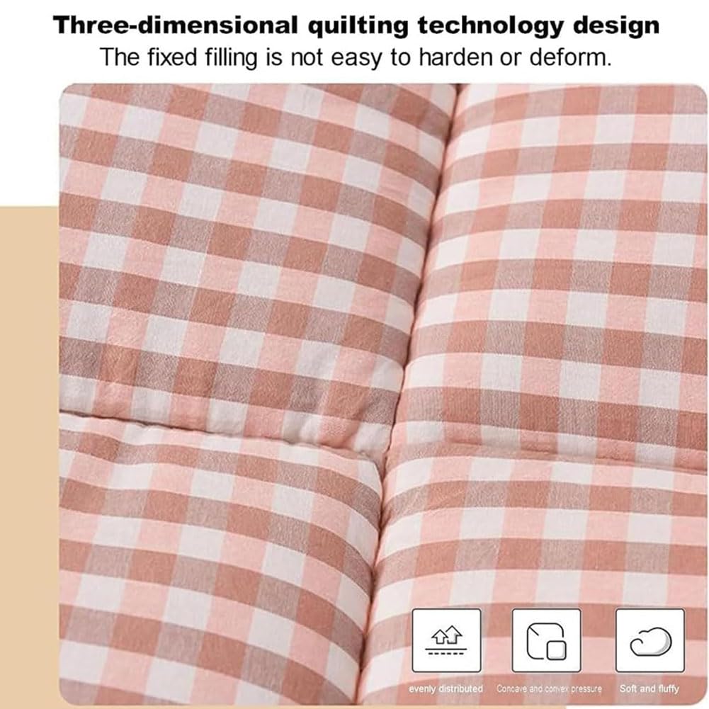 Topper Viscoelástico, Futon Colchon Mattress Topper Sobrecolchon Colchón Enrollable Topper Colchon F 150x200cm
