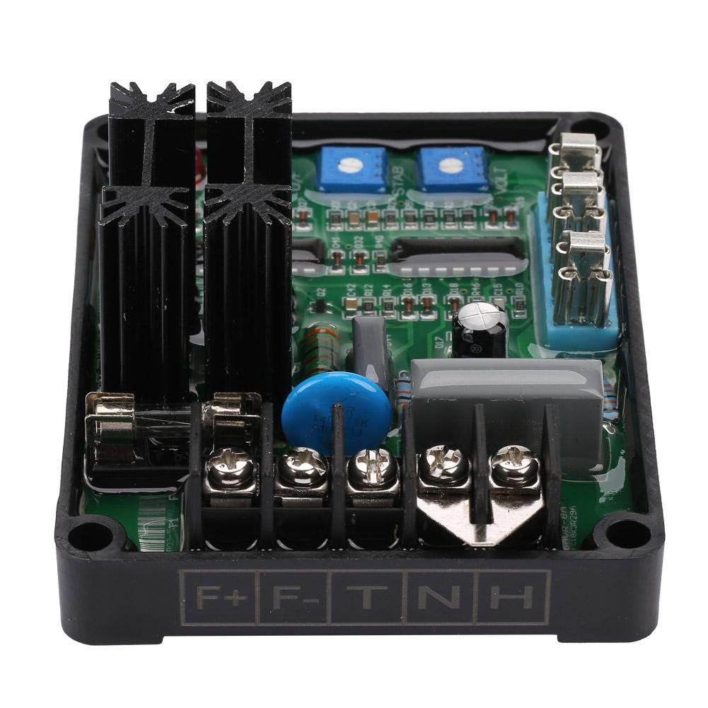Regolatore di tensione del generatore GAVR-8A, regolatore di tensione automatico del generatore universale AVR con protezione di sotto frequenza;Rampa di tensione Soft Start