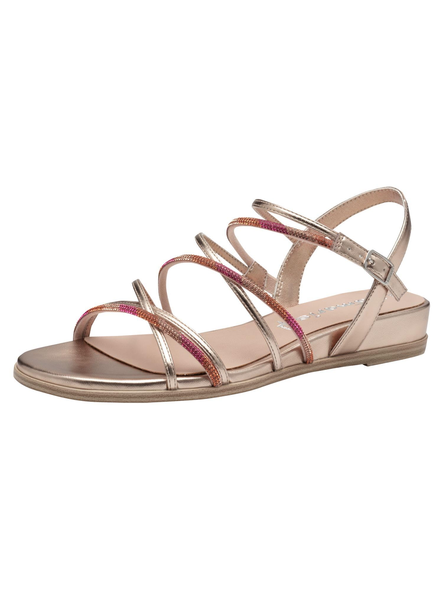 Tamaris Women's Vegan Elegant Pink Sandals, EU 41