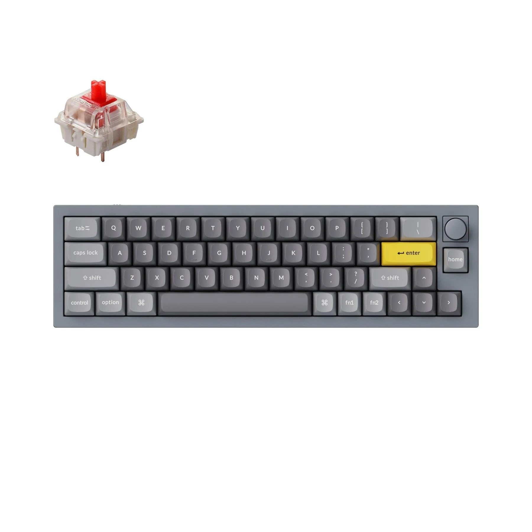 キーボード keychron Q9 Keychron Q9 Hot-swappable Wired Mechanical Keyboard with RGB