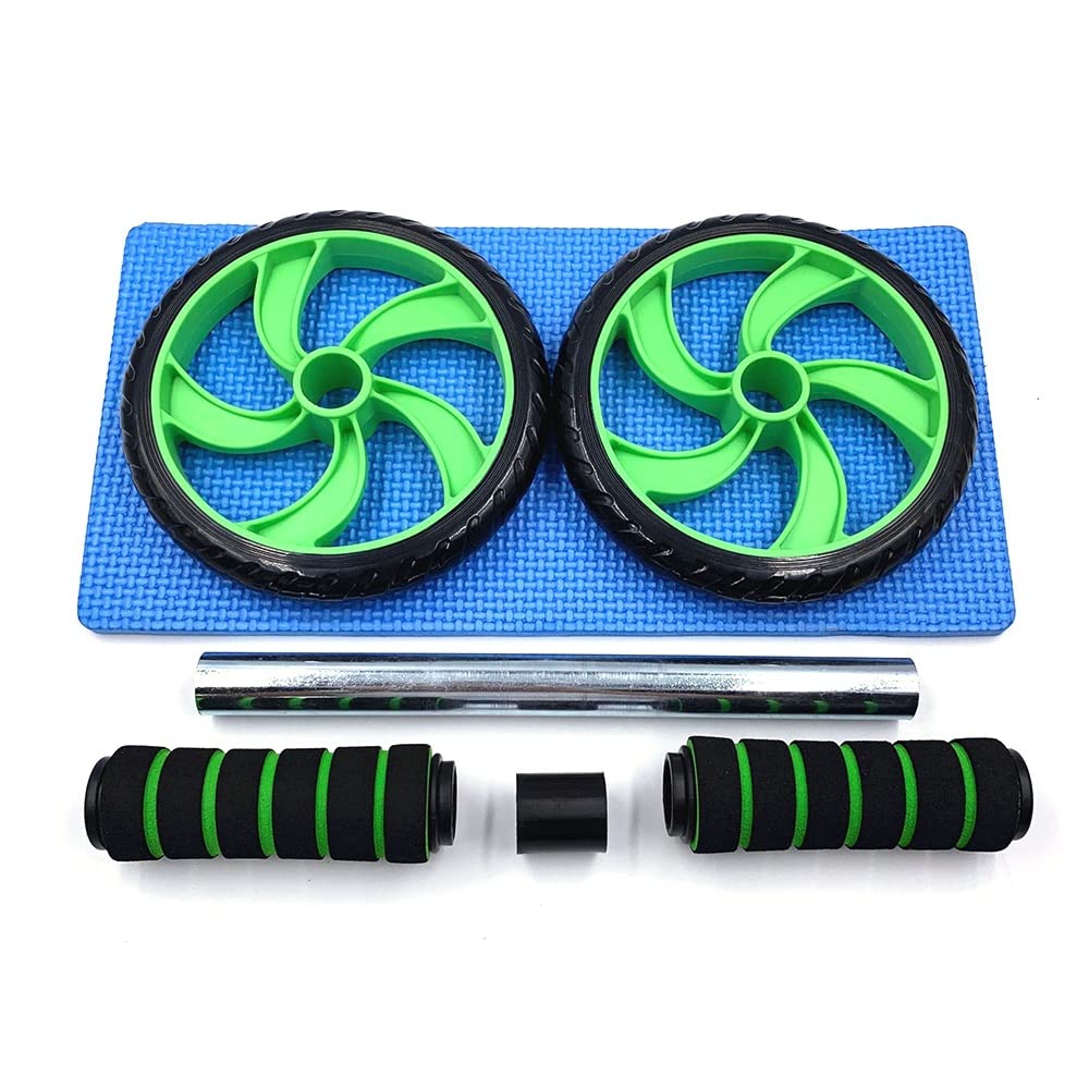 Ruota Addominali Fitness con Tappetino aderenza Addominale Allenamento Addominali ABS Dlending Ho Ruota per Addominali(Italy)