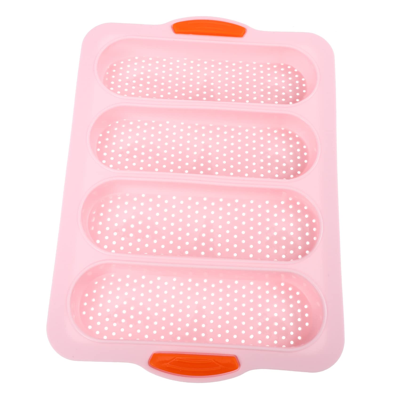 ABOOFAN Non Stick Silicone Baking Tray for French Bread Slot Pan for Home and Bakery Use for Making Baguettes Cakes and Biscuits