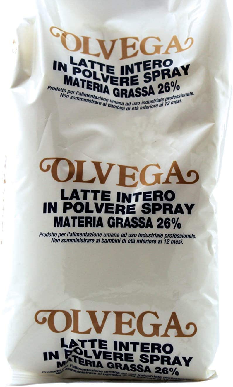 LATTE IN POLVERE PER DOLCI E GELATO INTERO 6 BUSTE DA 1 KG