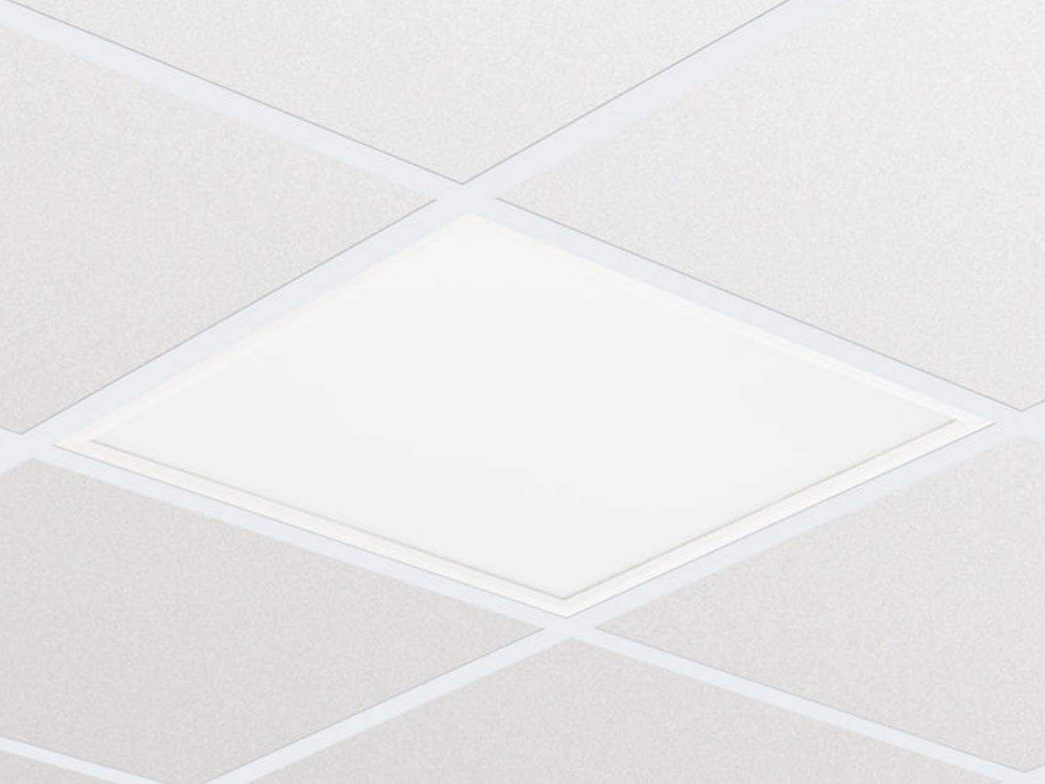 Philips CoreLine Panel RC133V G4 LED36S/840 Recessed Luminaire installed in a ceiling